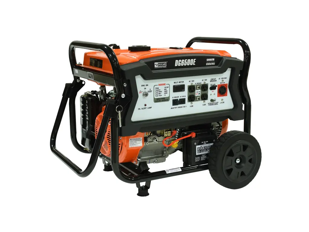 2026 Ducar Generators 6500W Generator, 15 HP, gasoline