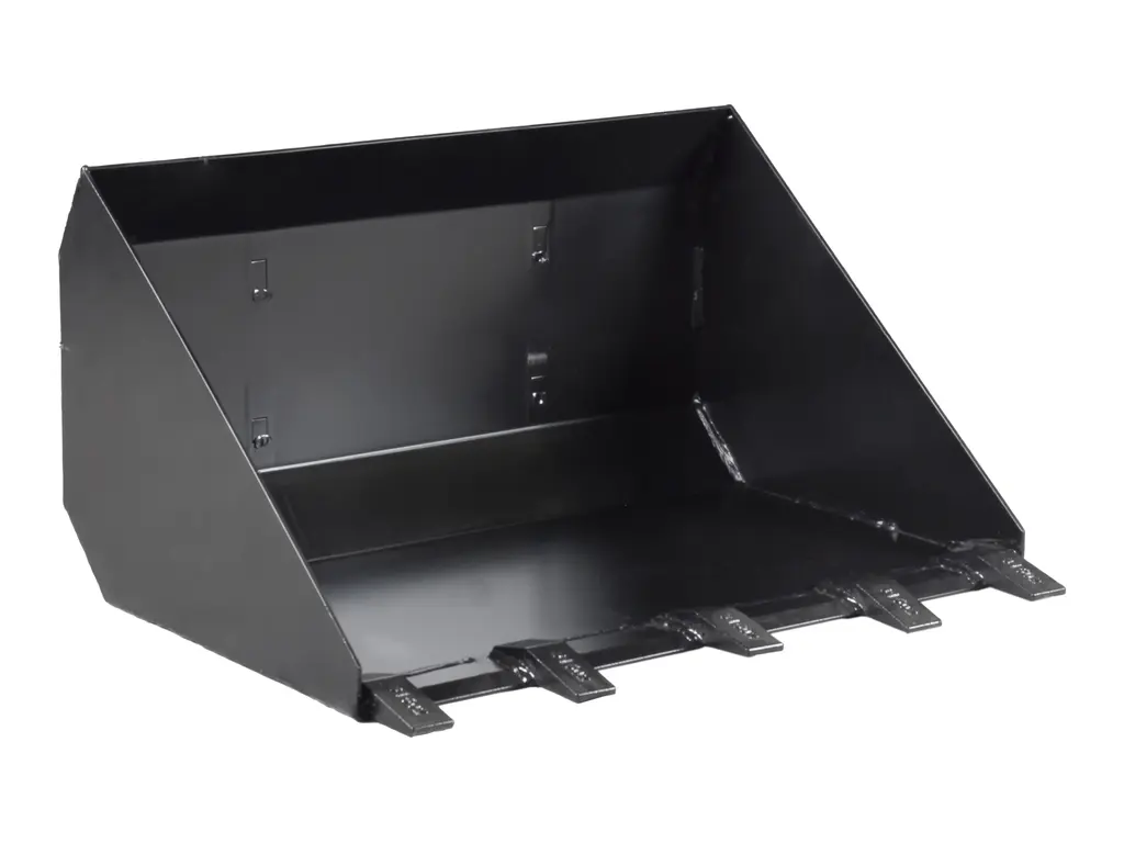 Ducar Godet 29" profil bas avec dents, 80L, pour chargeur sur chenilles DUESOSKID-30 2026