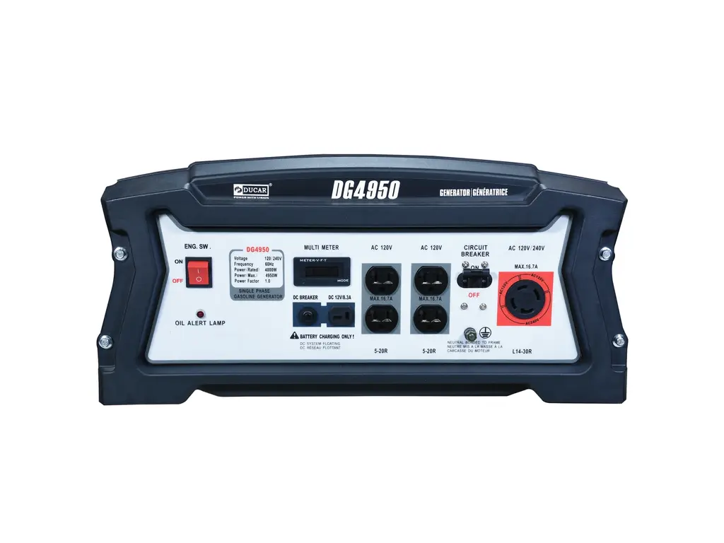 2026 Ducar Generators 4950W Generator, 8 HP, gasoline
