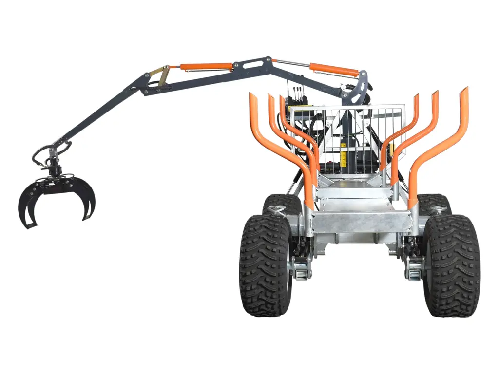2026 Ducar Timber trailer with crane, 9 HP, 270 cc engine, for ATV