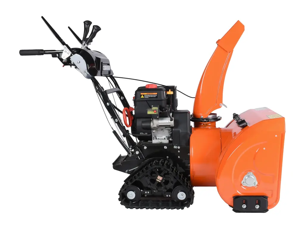 2026 Ducar 26″ Snow Blower, 252 cc, tracks, electric and recoil start, heated handles, LED light