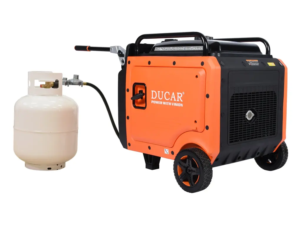 Ducar Génératrices Génératrice à onduleur 8500W, 16 CV, démarreur à distance, tri-carburant (propane / essence / gaz naturel) 2026