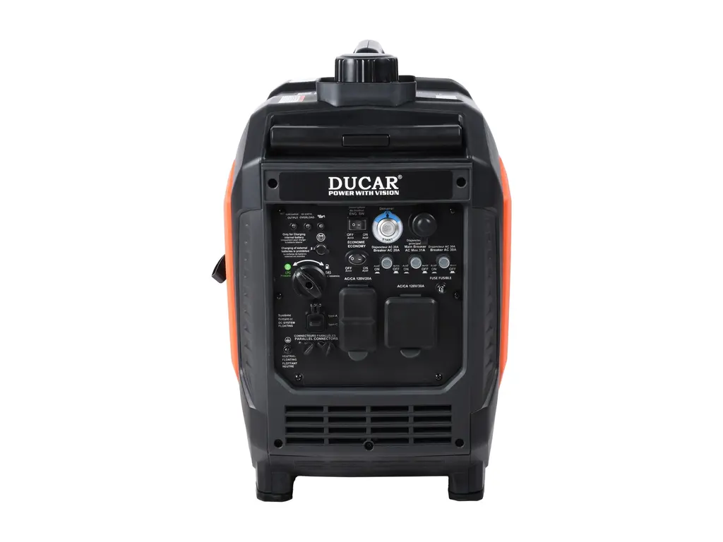 2026 Ducar Generators 4400W Inverter generator, 6 HP, dual fuel (LPG / gasoline)