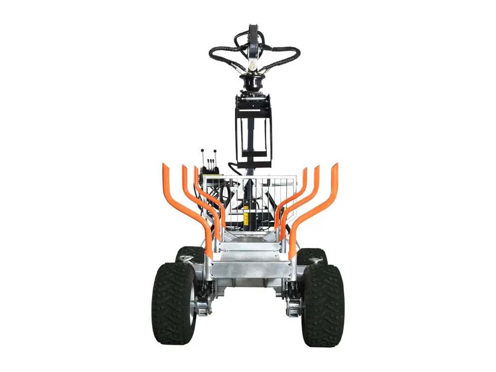 2026 Ducar Timber trailer with crane, 9 HP, 270 cc engine, for ATV