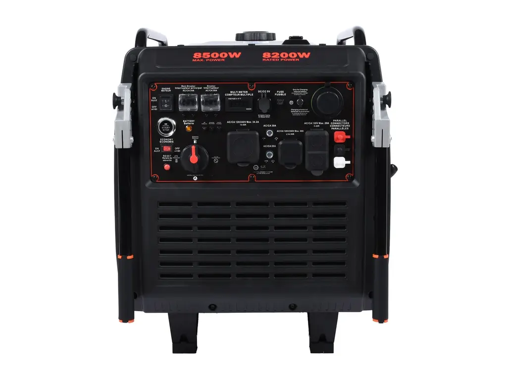 2026 Ducar Generators 8500W Inverter generator, 16 HP, remote start, tri-fuel (LPG / gasoline / natural gas)