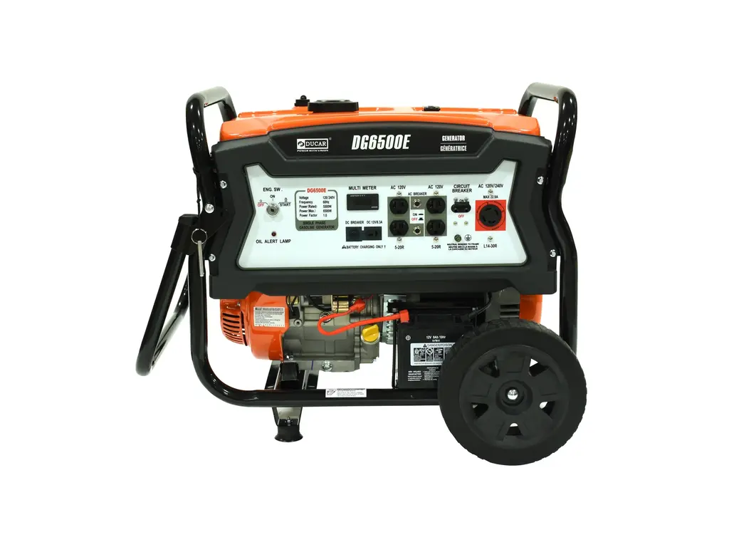 2026 Ducar Generators 6500W Generator, 15 HP, gasoline