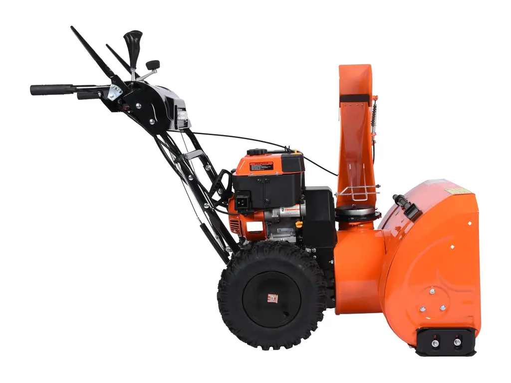 2026 Ducar 24″ Snow Blower, 212 cc, electric and recoil start, heated handles, LED light