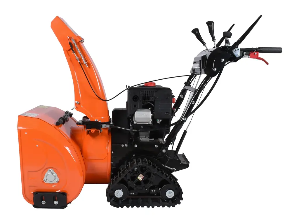 2026 Ducar 26″ Snow Blower, 252 cc, tracks, electric and recoil start, heated handles, LED light
