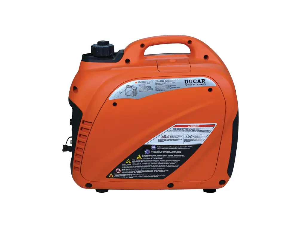 2026 Ducar Generators 2000W Inverter generator, 3HP, dual fuel (LPG / gasoline)