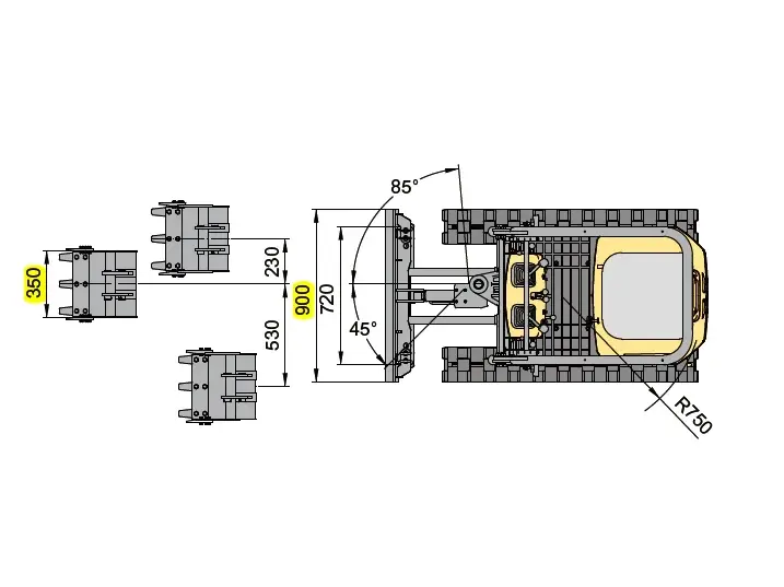 2026 Ducar Excavator 36", 420 cc (Available May 23, 2026)