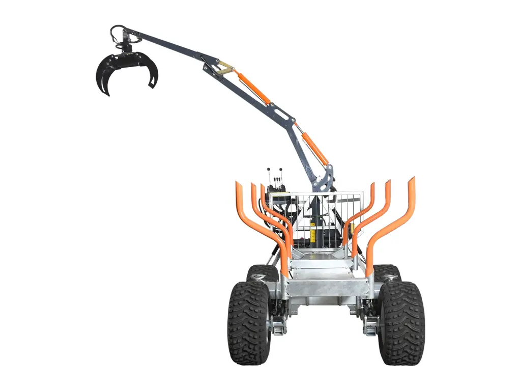 2026 Ducar Timber trailer with crane, 9 HP, 270 cc engine, for ATV