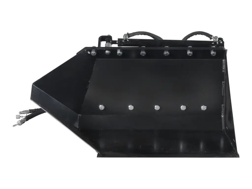 Ducar Godet basculant 45", 130L, pour chargeur sur chenilles DUESOSKID-30 2026