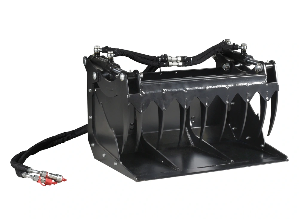 2026 Ducar 30" grapple bucket, with mounting plate, 80 L, for DUESOSKID-30 stand-on skid steer 30" grapple bucket, with mounting plate, 80 L, for DUESOSKID-30 stand-on skid steer alt