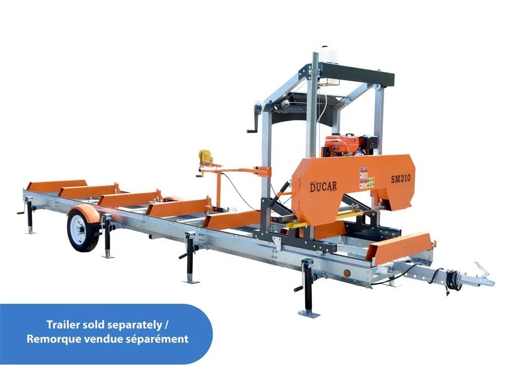Ducar Scierie mobile 31 po, 15 CV, 420 cm³ 2026