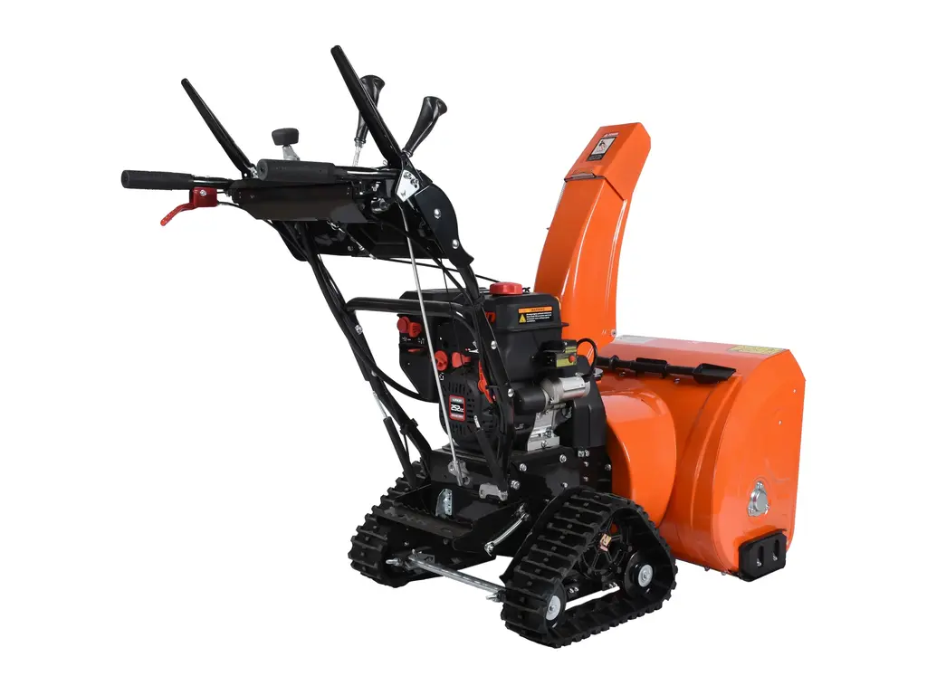 2026 Ducar 26″ Snow Blower, 252 cc, tracks, electric and recoil start, heated handles, LED light