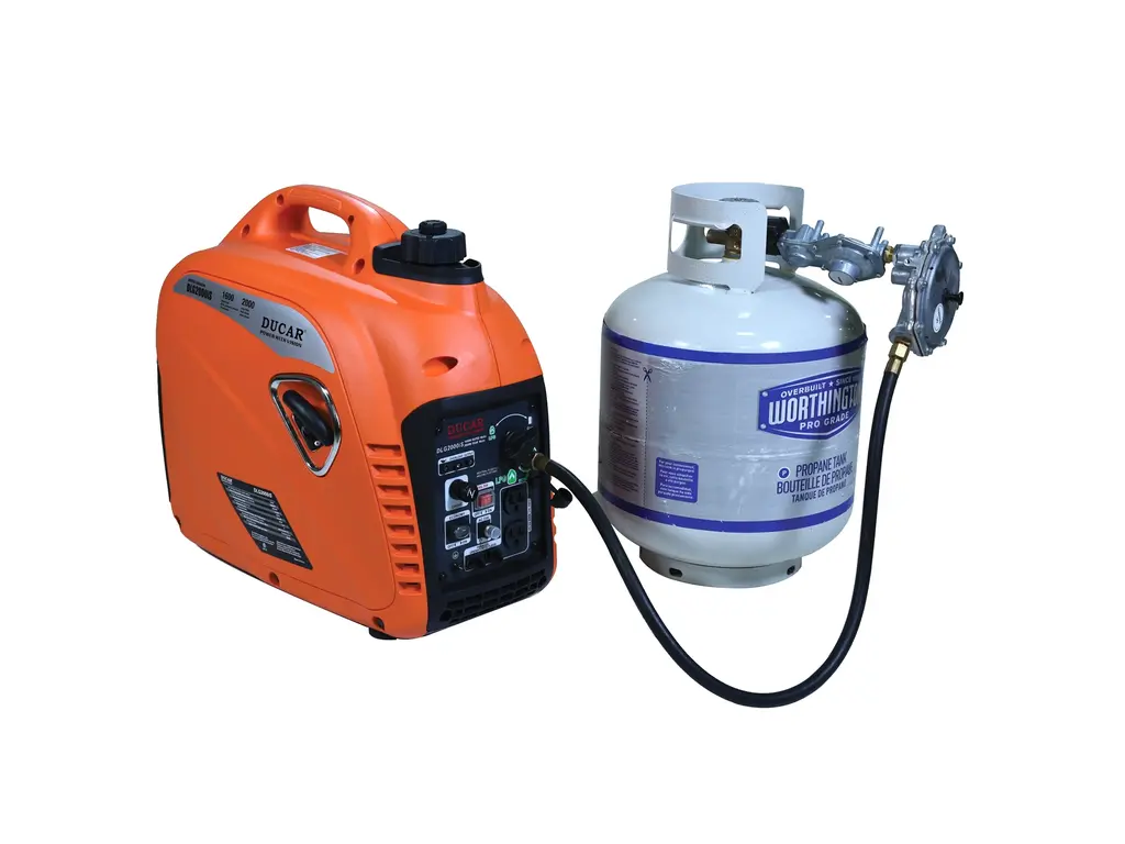 Ducar Génératrices Génératrice à onduleur 2000W, 3 CV, bicarburant (propane / essence) 2026
