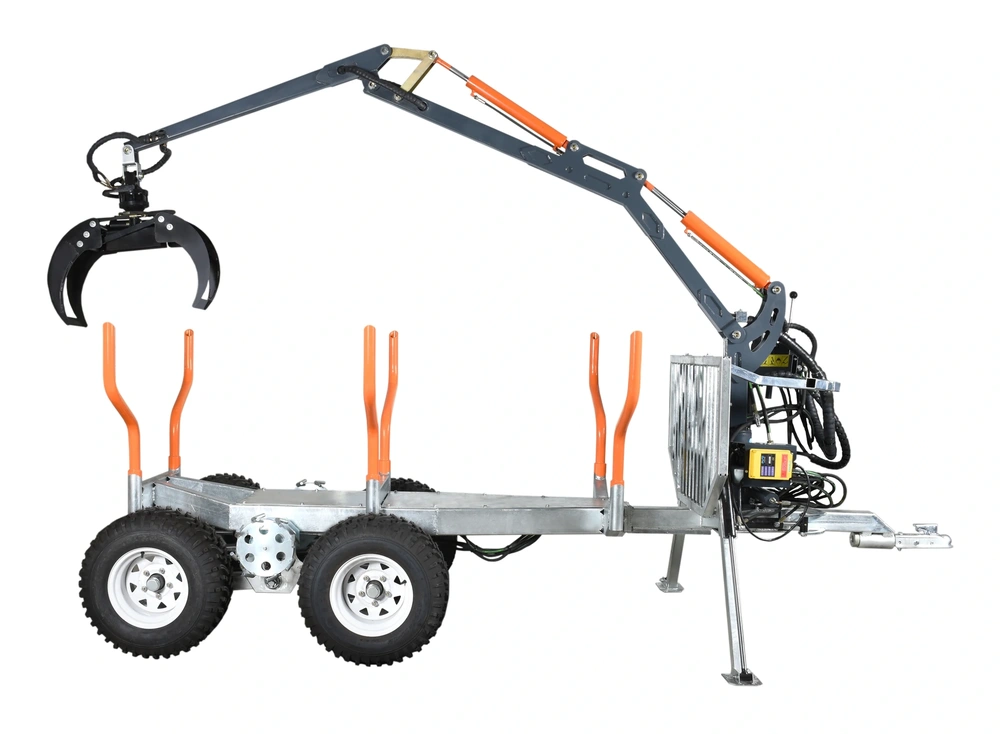 Ducar Remorque à bois avec grue, moteur 9 CV, 270 cc, pour VTT Remorque à bois avec grue, moteur 9 CV, 270 cc, pour VTT 2026 alt