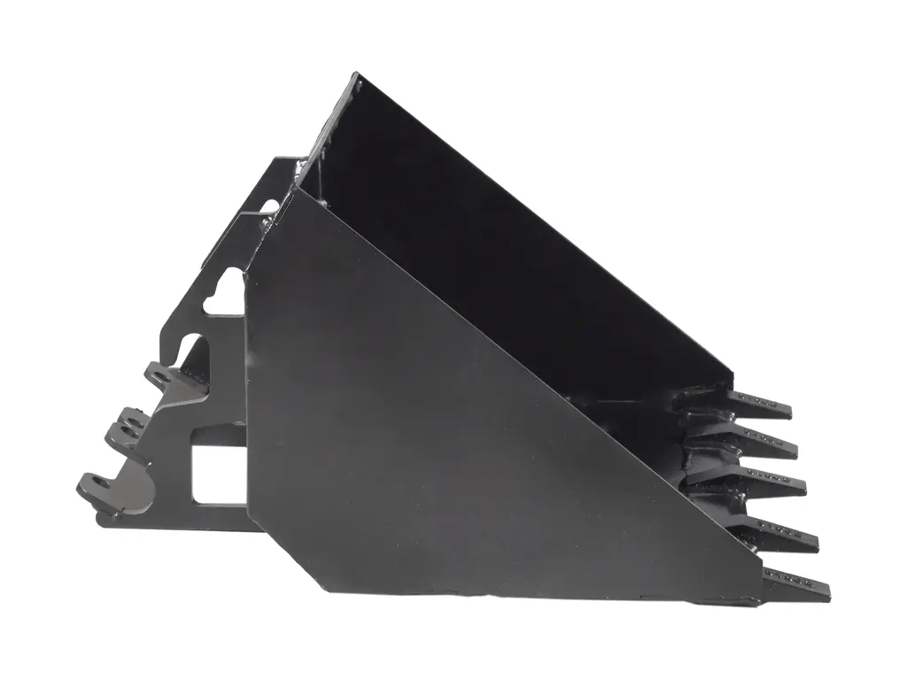 2026 Ducar 29" low-profile bucket with teeth, 80L, for DUESOSKID-30 stand-on skid steer