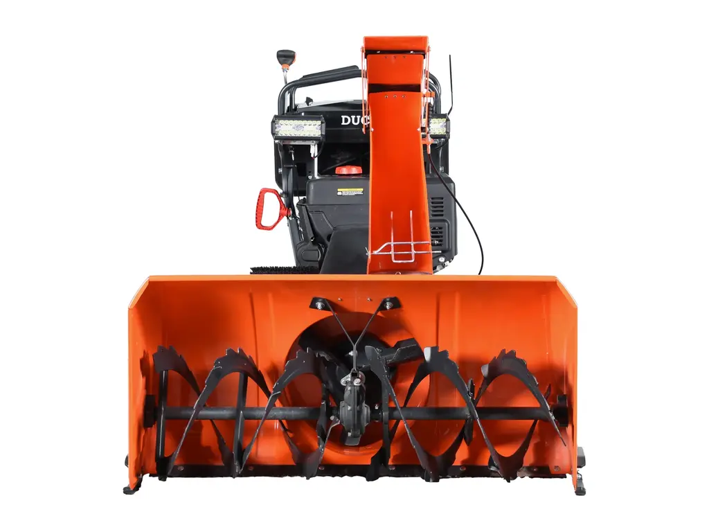 2026 Ducar 42″ Snow Blower, Stand-On, 420 cc, tracks, 12V electric start, LED light (Available July 28, 2026)