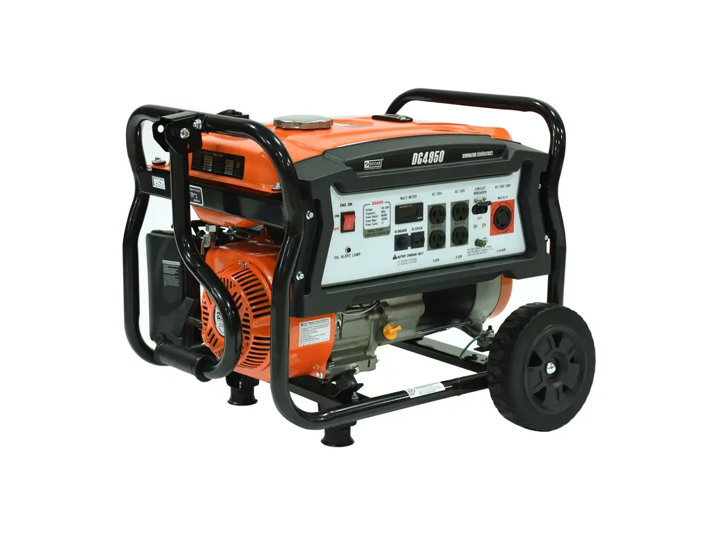 2026 Ducar Generators 4950W Generator, 8 HP, gasoline