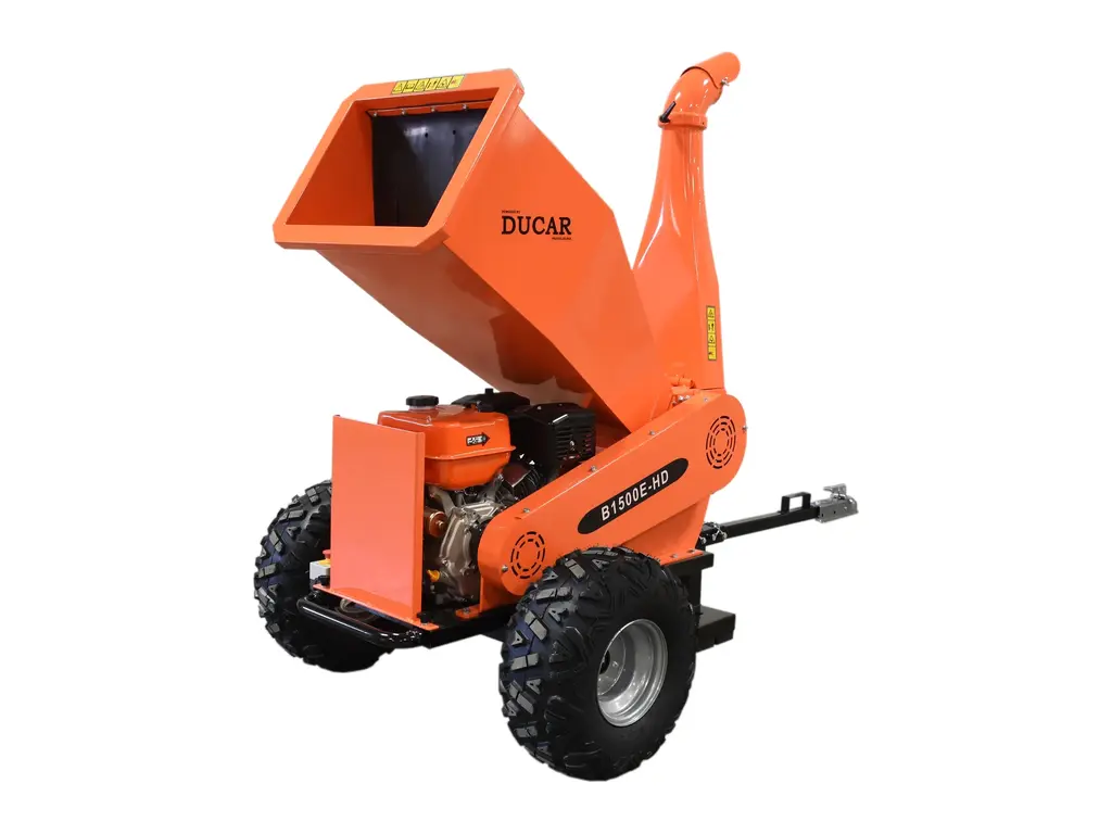 2026 Ducar Wood chipper Heavy Duty 15 HP, 420 cc engine, electric start
