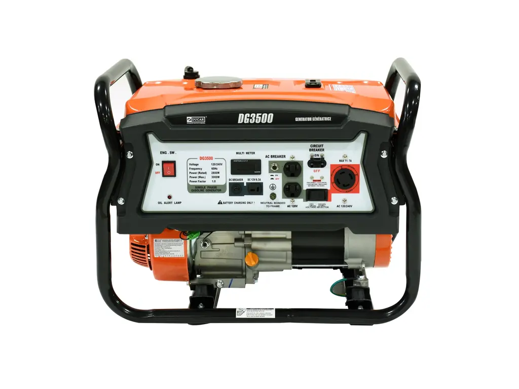 2026 Ducar Generators 3500W Generator, 7 HP, gasoline