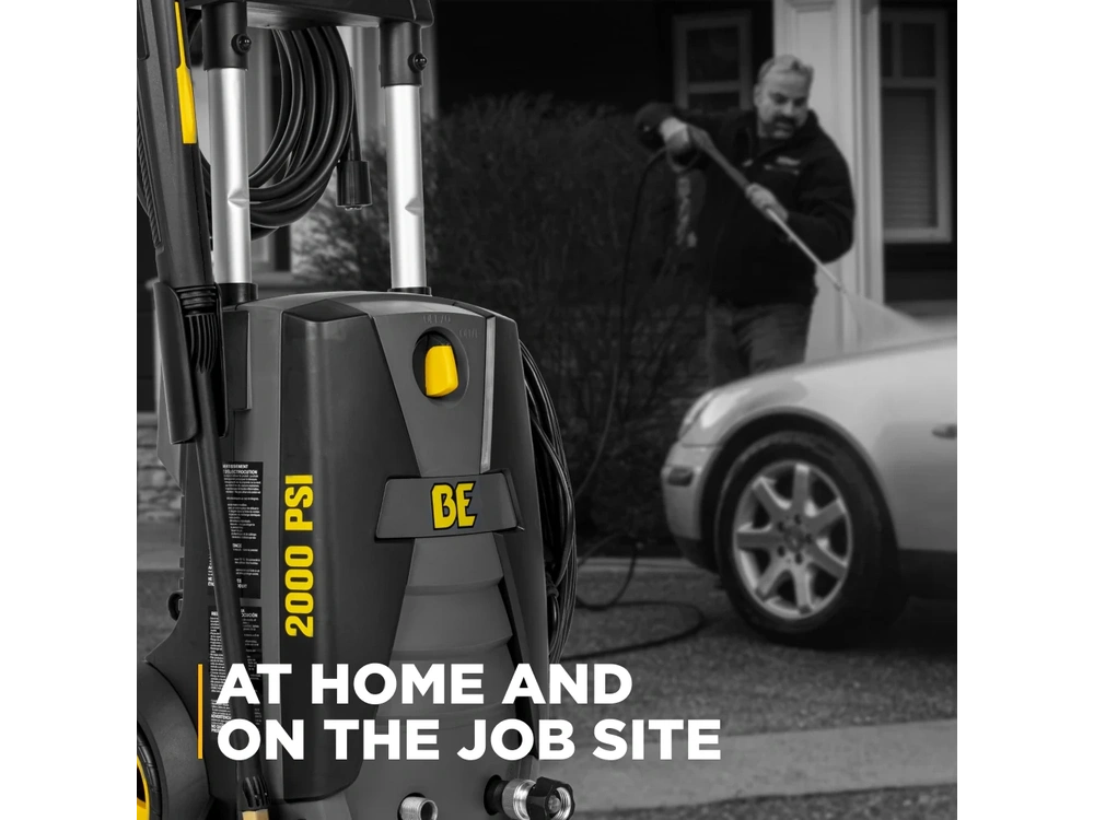 2026 BePower P1915EN 2,000 PSI 1.7 GPM Electric Pressure Washer with Powerease Motor and AR Axial Pump - P1915EN alt