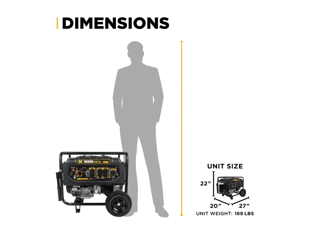 2026 BePower BE9000 9,000 Watt Generator - BE9000 alt