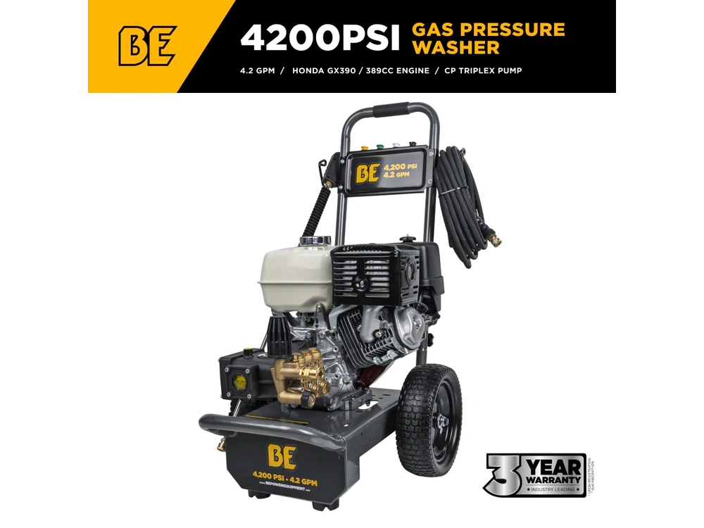 2026 BePower B4213HA 4,200 PSI 4.2 GPM Cold Water Gas Pressure Washer - B4213HA alt
