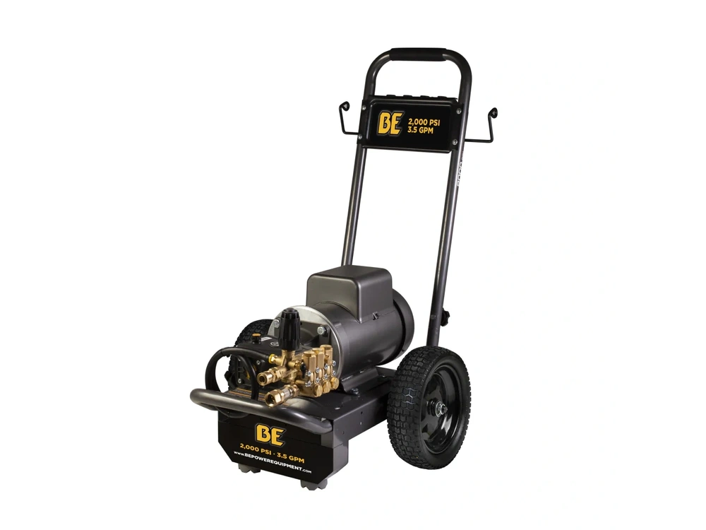 2026 BePower B205EA 2,000 PSI 3.5 GPM 5.0 HP Electric Pressure Washer with Baldor Motor and AR Triplex Pump - B205EA alt