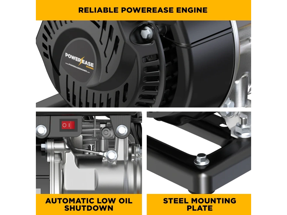 2026 BePower WP-1020R 1" Water Transfer Pump with Powerease 79 Engine alt