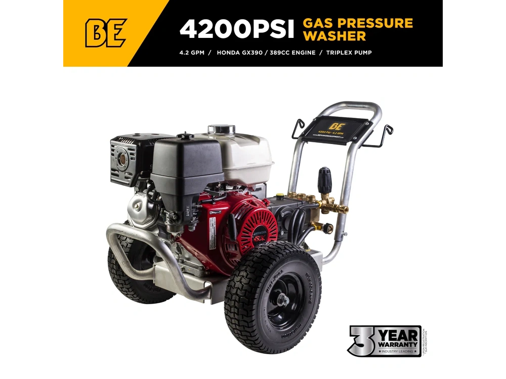 2026 BePower B4213HABGS 4,200 PSI 4.2 GPM Cold Water Gas Pressure Washer - B4213HABGS alt