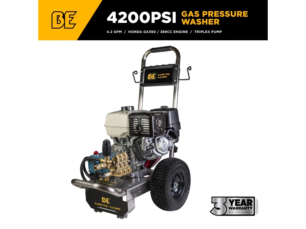 2026 BePower B4213HSJ 4,200 PSI 4.2 GPM Cold Water Gas Pressure Washer - B4213HSJ alt