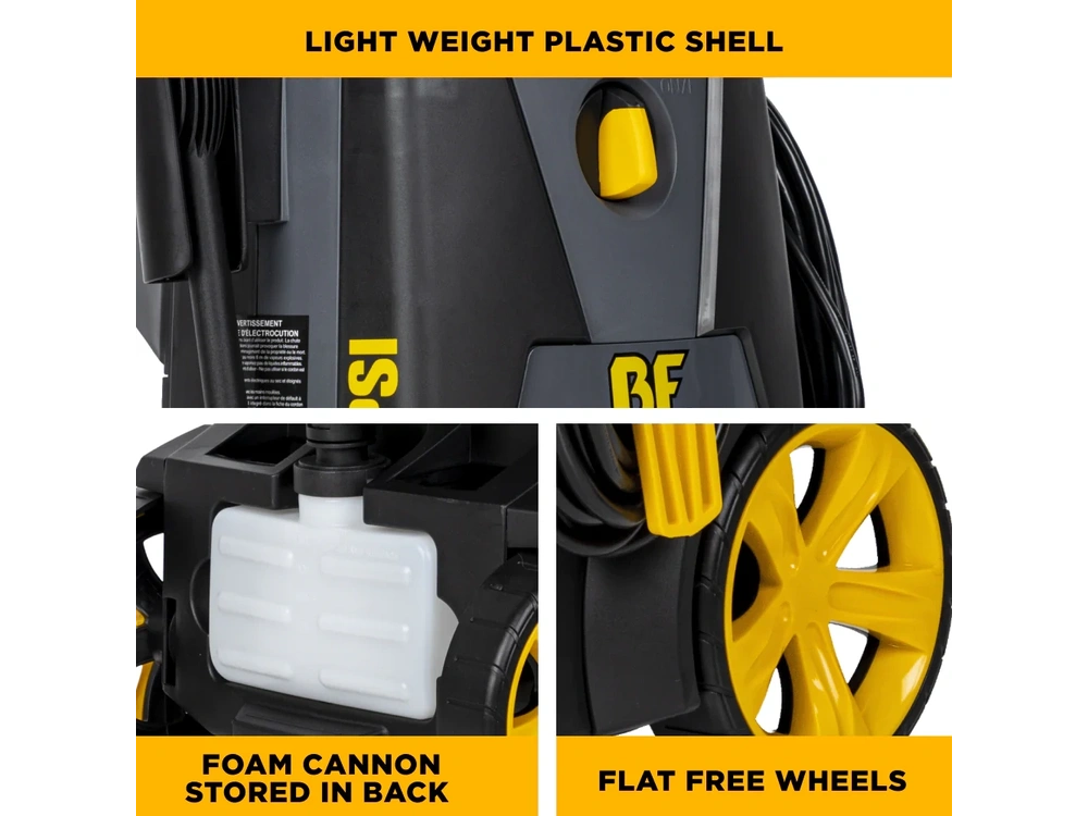 2026 BePower P1915EN 2,000 PSI 1.7 GPM Electric Pressure Washer with Powerease Motor and AR Axial Pump - P1915EN alt