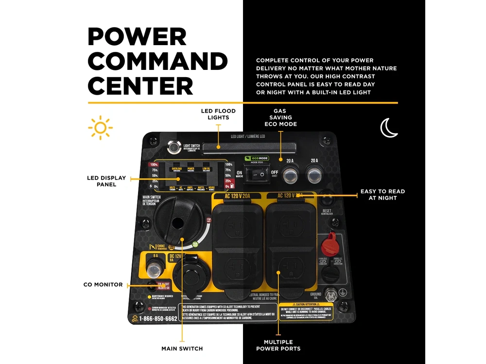 2026 BePower BE4000I 4,000 Watt Digital Inverter Generator - BE4000I alt