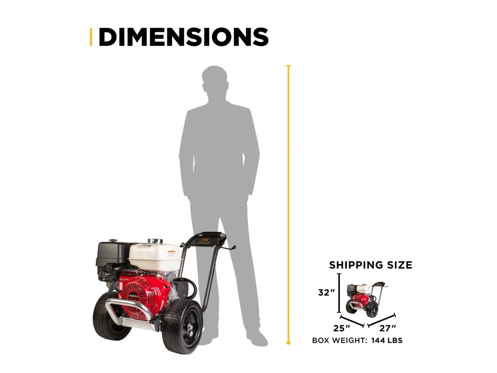 2026 BePower B4213HAAS 4,200 PSI 4.2 GPM Cold Water Gas Pressure Washer - B4213HAAS alt