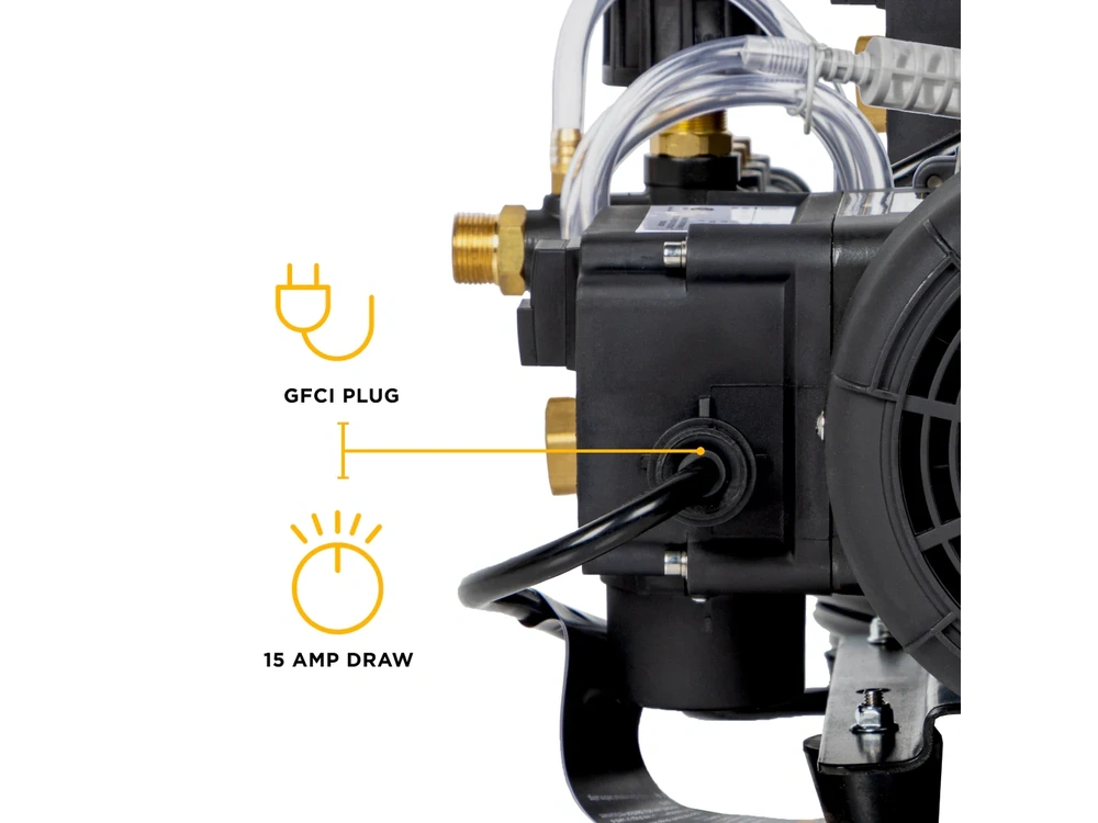 2026 BePower P1515EPN 1,500 PSI 1.6 GPM 1.5 HP Portable Electric Pressure Washer – P1515EPN alt