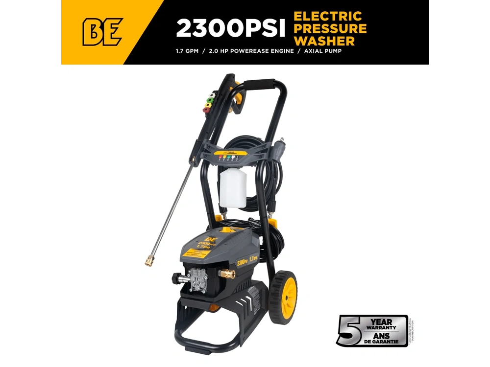2026 BePower P2317EN 2,300 PSI 1.7 GPM Electric Pressure Washer with AR Axial Pump - P2317EN alt