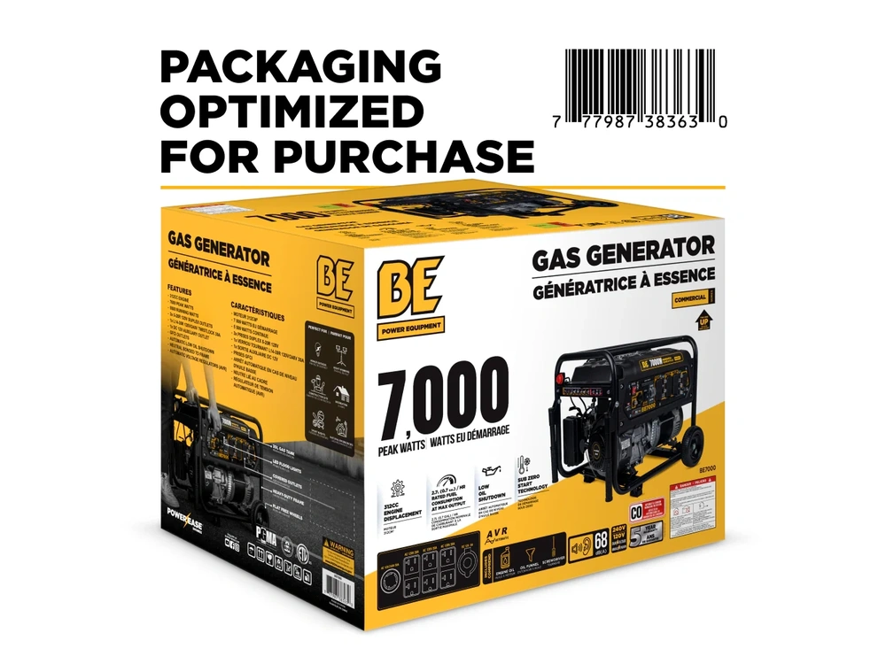 2026 BePower BE7000 7,000 Watt Generator - BE7000 alt