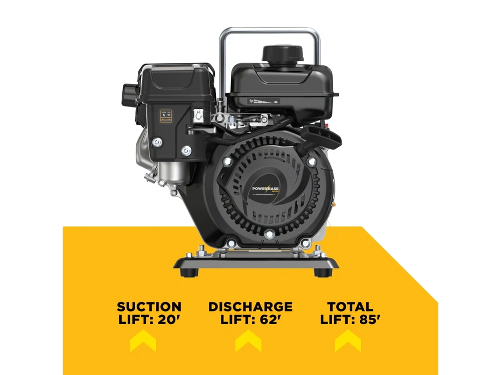 2026 BePower WP-1020R 1" Water Transfer Pump with Powerease 79 Engine alt