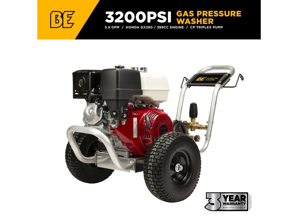 2026 BePower B3213HABAS 3,200 PSI 5.5 GPM Cold Water Gas Pressure Washer - B3213HABAS alt