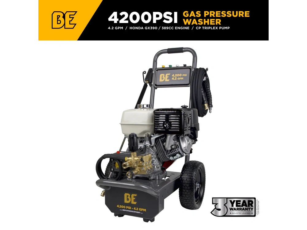 2026 BePower B4213HAS 4,200 PSI 4.2 GPM Cold Water Gas Pressure Washer - B4213HAS alt