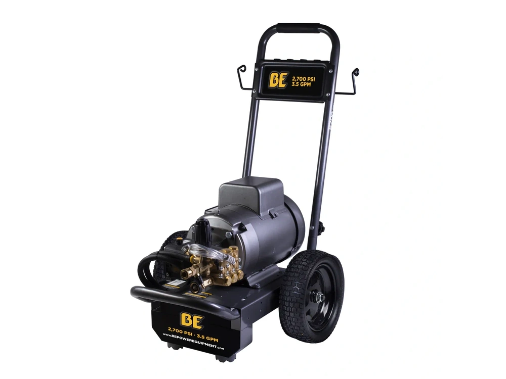 2026 BePower B2775EA 2,700 PSI 3.5 GPM 7.5 HP Electric Pressure Washer with Baldor Motor and CP Triplex Pump - B2775EA alt