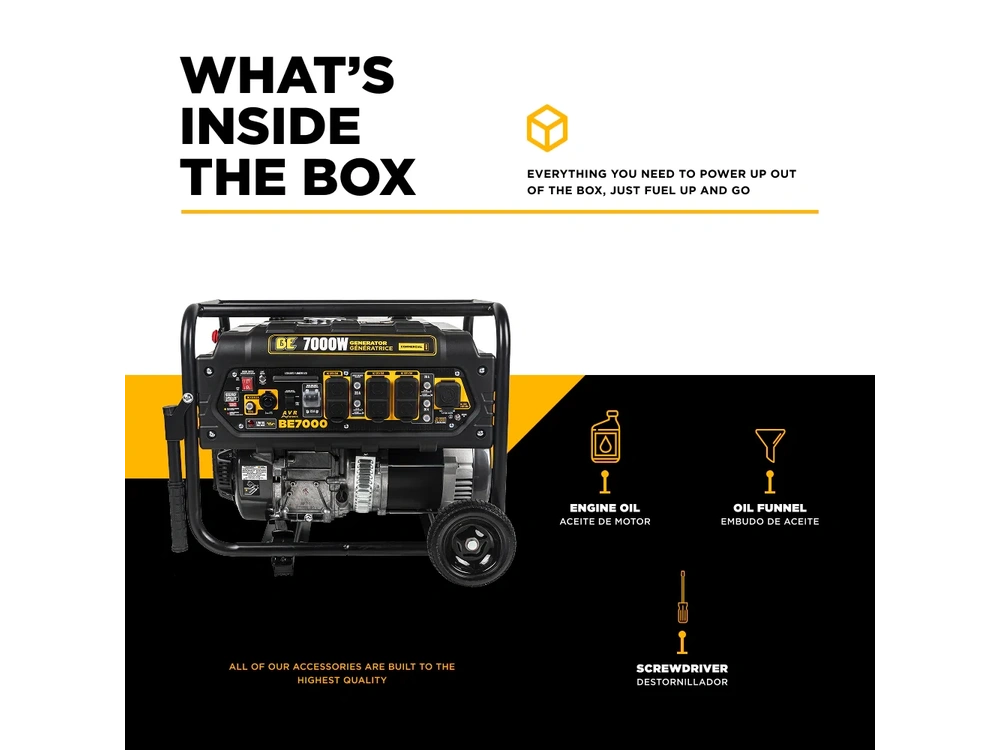 2026 BePower BE7000 7,000 Watt Generator - BE7000 alt
