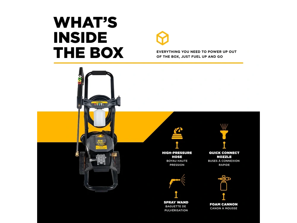 2026 BePower P2317EN 2,300 PSI 1.7 GPM Electric Pressure Washer with AR Axial Pump - P2317EN alt