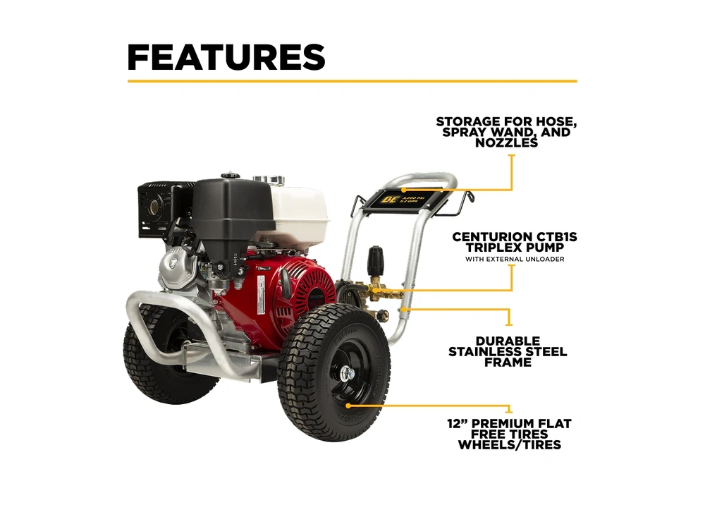 2026 BePower B4213HABAS 4,200 PSI 4.2 GPM Cold Water Gas Pressure Washer - B4213HABAS alt