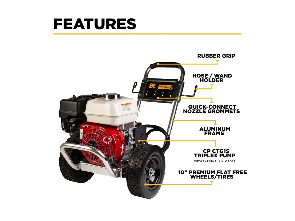 2026 BePower B3165HAAS 3,100 PSI 3.1 GPM Cold Water Gas Pressure Washer - B3165HAAS alt