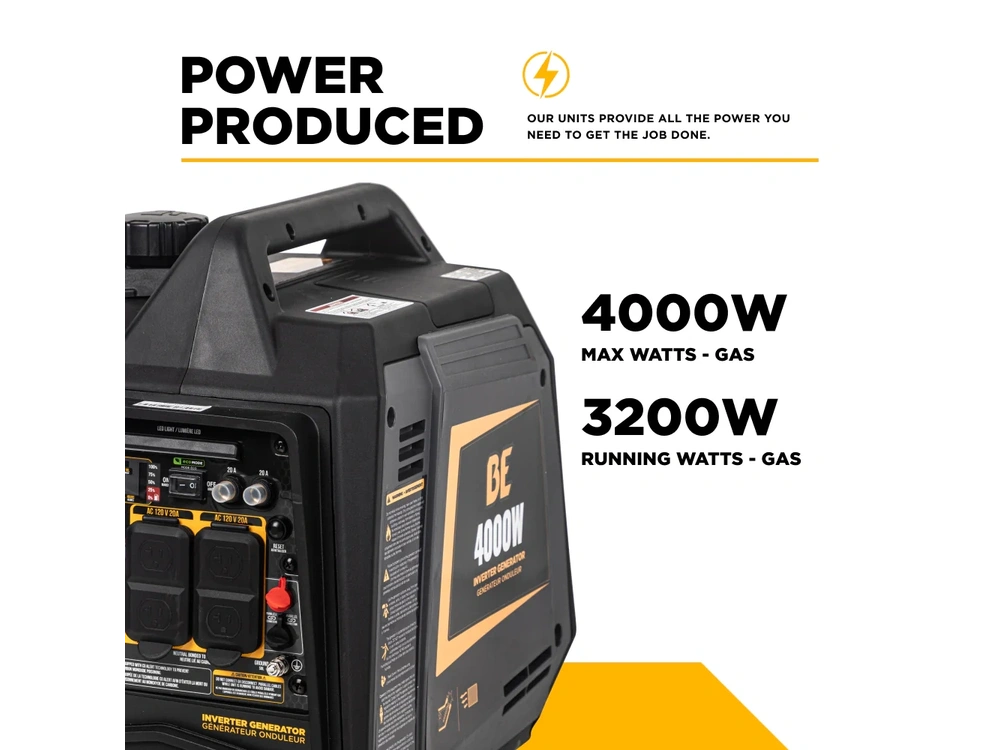 2026 BePower BE4000I 4,000 Watt Digital Inverter Generator - BE4000I alt