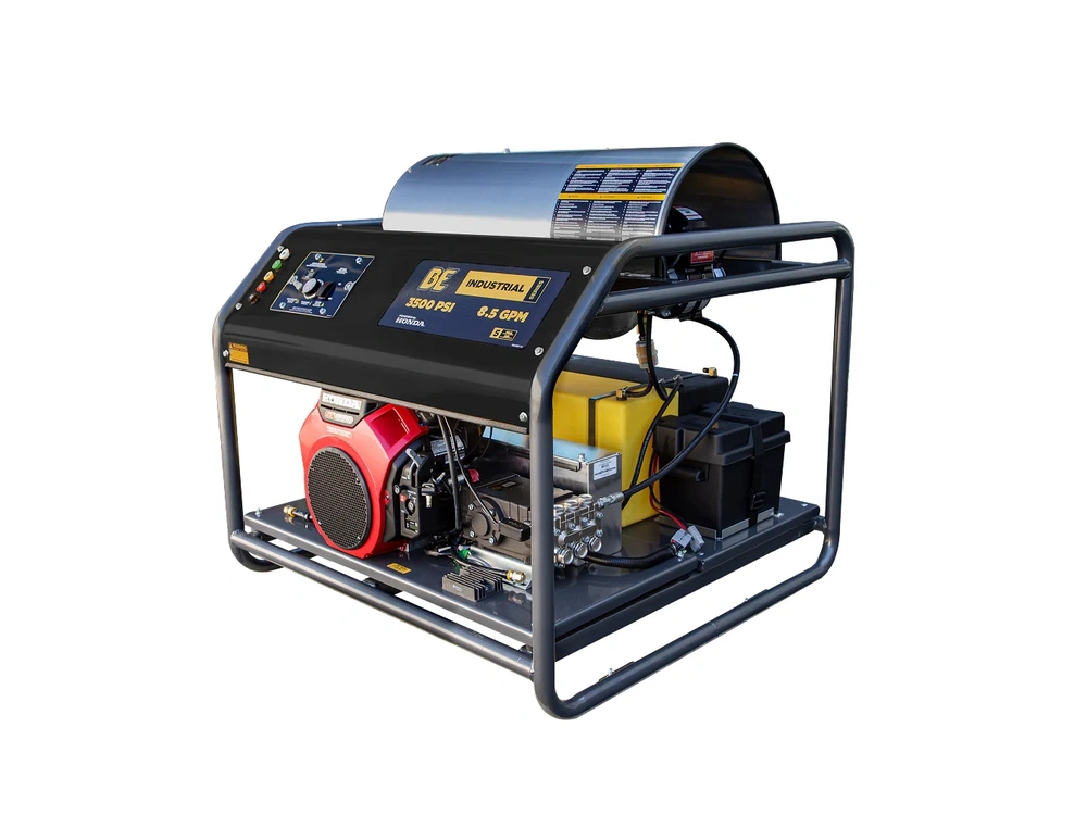 2026 BePower HW3524HG12V 3,500 PSI 5.6GPM Hot Water Pressure Washer Honda GX690 Engine and General Triplex Pump - HW3524HG12V alt