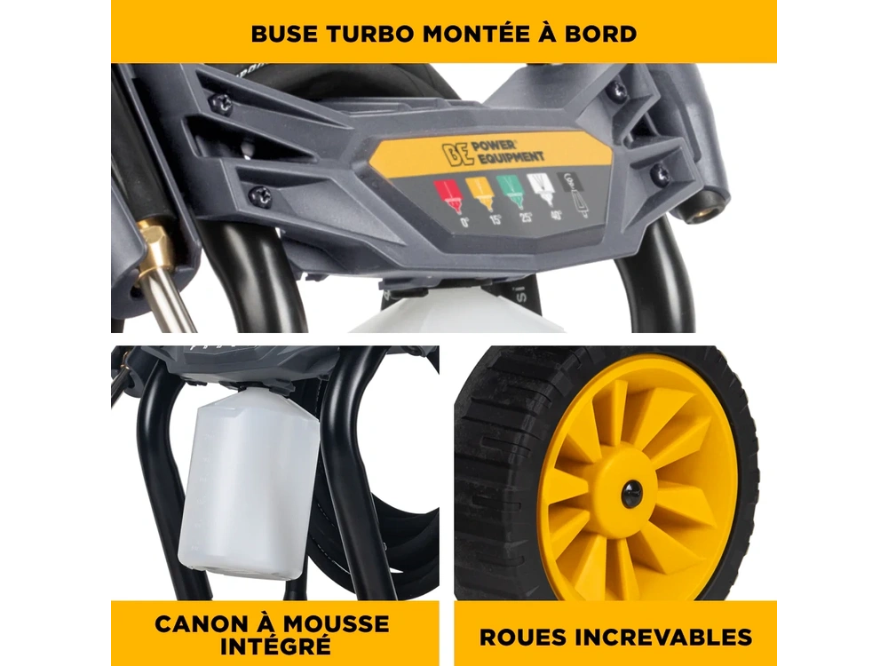 2026 BePower P2713EN 2,700 PSI 1.3 GPM Electric Pressure Washer with AR Axial Pump - P2713EN alt